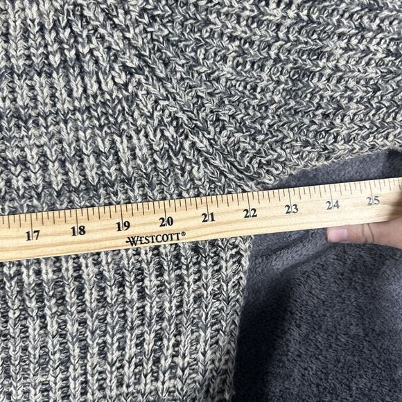 VTG 90s Fisherman Chunky Knit Crewneck Sweater Men’s L Knights Round Table Beige - Picture 5 of 12